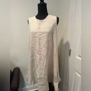 Zara Linen dress. L. Never worn.